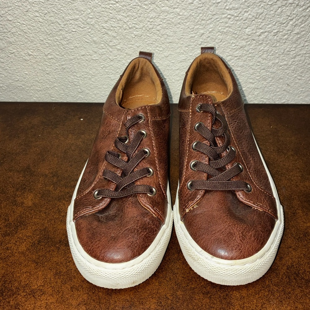 Old Navy Brown Kids Dress Shoes